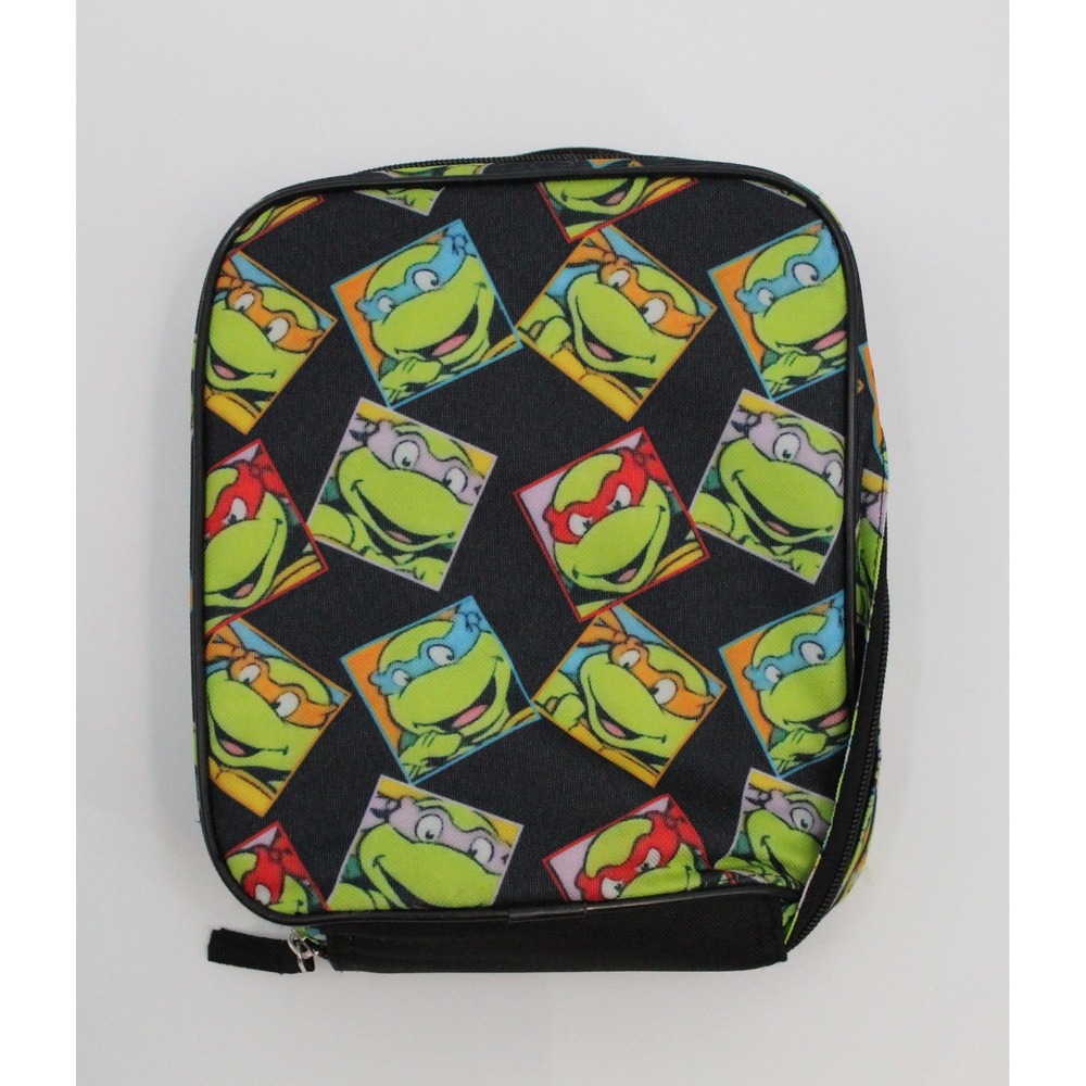 Nickelodeon Teenage Mutant Ninja Turtles Insulated Lunch Bag Black TMNT Kids